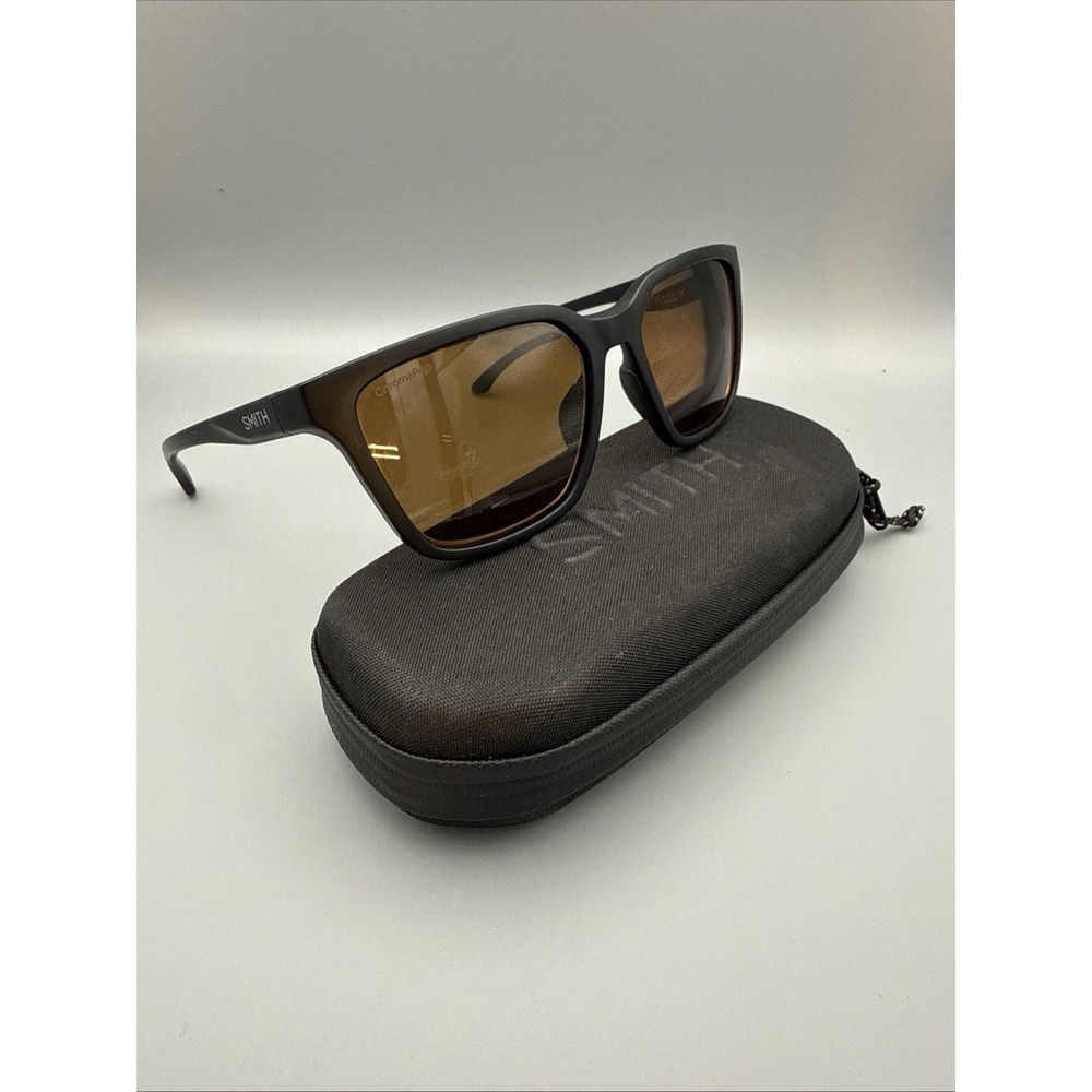 Smith Optics Authentic SHOUT OUT Black Sunglasses Chromapop Lens Polarized+Case